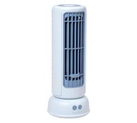 Mini Climatiseur USB Rechargeable Ventilateur Colonne Silencieux Avec 3 Vitesses, Orientation Ajustable, Rafraîchisseur D'air Silencieux Pour Maison,Voiture,Camping (Bleu)