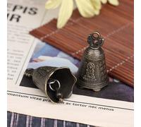 Mini Cloche Antique Chinoise, 1 Pièèce, Prière Guanyin, Bouddha, Cloche Shui, Feng, Cloche En Bronze, Pendentif