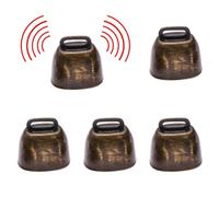 Mini cloche de vache | Cloches de vache en métal de Noël Artisanat - Farm Animal Loud Bell Anti perdu, Rétro Cow Goat Collar, Ornements de manches d'animaux