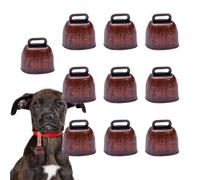 Mini clochettes de Noël, clochettes de Noël en métal pour collier de chèvre, clochette anti-perte, cloches pour traîneau d'animaux de compagnie