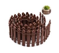 Mini Cloture Bois,IFTHGIO Barriere Bois Miniature 90 X 5 CM-marron | Clôtures Modélisme,Petite Cloture Jardin Exterieur,Décoration de Maisonnettes de Jardin, Accessoires pour Maisons de Poupées