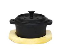 Mini cocotte/four hollandais en fonte Frieling avec int rieur maill et