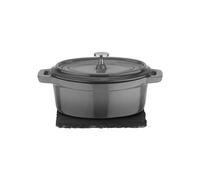 Mini Cocotte - Gsw - 718301 - Fonte D'acier Massive - Induction - Gris Anthracite GSW