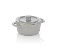 Mini cocotte Malin gris 10 cm - - Gris - Céramique