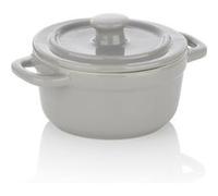 Mini cocotte Malin gris 10 cm - Kela - Gris - Céramique Gris G