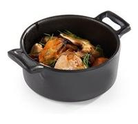 Mini Cocotte Mélamine Noire Ø 9 cm Pujadas 6 G