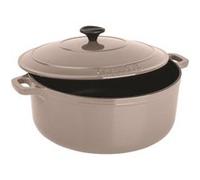 Mini cocotte professionnelle ronde champignon avec couvercle coloris vernis - Diamètre 100mm G