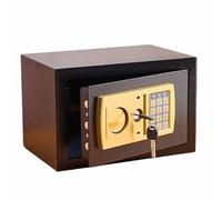 Mini coffre-fort électronique de bureau ignifuge avec mot de passe sécurisé avec clavier numérique et clés élégantes pour le stockage de l'argent liquide, des bijoux, des pièces de monnaie