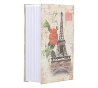 Mini Coffre-fort en Acier Inoxydable avec Dictionnaire pour la Maison, le Bureau, Tirelire Dissimulée pour Enfants, Livre en Papier texturé pour économiser et Documents