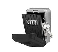 Mini coffre-fort mural étanche avec combinaison à 4 chiffres, parfait pour une utilisation en extérieur, pour la maison, le bureau et les locations de vacances