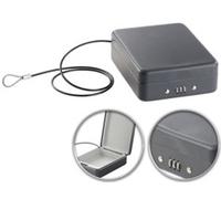 Mini coffre-fort voyage & voiture avec câble de sûreté - 1 L XCase