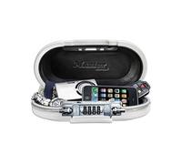 Mini Coffrefort Portable MASTER LOCK 5900EURDWHT Avec Câble Combinaison Blanc G