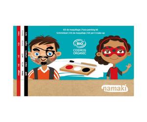 Mini Coffret Maquillage Bio Namaki 3 couleurs Pirate & Coccinelle -