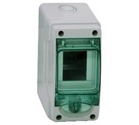 Mini-coffret pour appareillage modulaire Mureva Schneider Electric - 1 rangée - 3 modules - IP65 - En saillie
