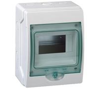 Mini-coffret pour appareillage modulaire Mureva Schneider Electric - 1 rangée - 6 modules - IP65 - En saillie