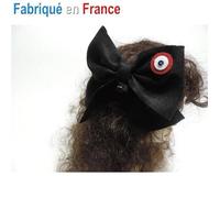 Mini Coiffe Alsacienne noire sur pince - Femme - Folklore Alsace Choucroute Taille unique