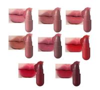 Mini-Coiffret de Rouges à Lèvres,8 Nuances Baume à Lèvres Mat Naturel et Portable | Coffret de Rouges à Mat Format Mini - Pour Ados, Femmes, Soirées, Mariage, Quotidien, Été, Maison, Voyage