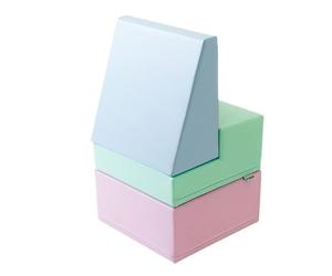 Mini coin d'escalade en mousse pastels clairs