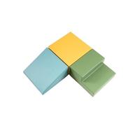 Mini coin d'escalade en mousse turquoise pastel