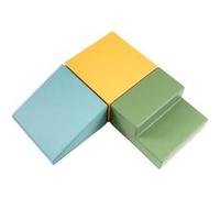 Mini coin d'escalade en mousse turquoise pastel Jaune G
