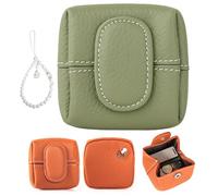 Mini Coin Purse, Top Grain Leather Small Women’s Wallet, Stylish and Compact Pouch for Coins, Keys, and Cards, Durable and Trendy Design for Everyday Use (#8)