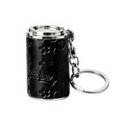 Mini Coin Storage Keychain,2-in-1 Portable Coin Holder,Loose Change Container with Secure Snap Closure,Mini Purse Keychain, Pocket Bank for Women and Men(B)