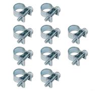 Mini collier de serrage pour tuyaux de carburant en acier au carbone pour une étanchéité sûre des tuyaux diesel et essence (10 mm-12 mm)