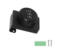 Mini combinaison à 3 chiffres Serrure d'armoire Serrure à mot de passe mécanique Serrure de vitrine en verre sans clé avec code pour armoire à tiroirs Serrure de vitrine en verre Serrure par mot de