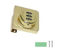 Mini combinaison à 3 chiffres Serrure d'armoire Serrure à mot de passe mécanique Serrure de vitrine en verre sans clé avec code pour armoire à tiroirs Serrure de vitrine en verre Serrure par mot de