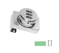 Mini combinaison à 3 chiffres Serrure d'armoire Serrure à mot de passe mécanique Serrure de vitrine en verre sans clé avec code pour armoire à tiroirs Serrure de vitrine en verre Serrure par mot de