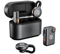 Hollyland Lark M2S Micro Cravate sans Fil pour Caméra, iPhone, Android, 300 m Portée, Clip en Titane, ENC, 30H Durée, Micro Lavalier pour Livestreaming Vlog (2TX+2RX) Noir G