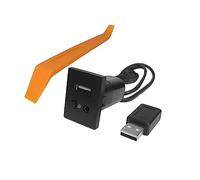 Mini commutateur de câble USB adapté for Ford Fit for Focus 2 Mk2 2009 adapté for C-MAX adapté for Kuga Mk1 adapté for Audio adaptateur d'entrée de musique voiture USB for CD DVD accessoires de fente