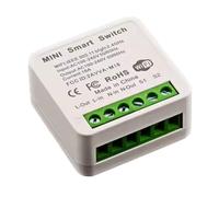 Mini Commutateur de Relais WiFi Intelligent, Module de Commutateur de LumièRe de Minuterie Bricolage Smart Life/Application Tuya, TéLéCommande Sans