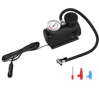 Mini compresseur 12 V Pression 300 psi/20,7 Bar Tuyau 45 cm Câble 250 cm 3 adaptateurs