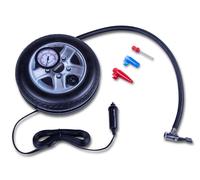 Mini compresseur 12V - Avec mamomètre | 3 adaptateurs incl.