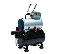 MINI-COMPRESSEUR AEROGRAPHE MODELE AS186 AVEC RESERVOIR D'AIR ET REGULATEUR