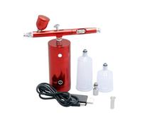 Mini compresseur aérographe professionnel outils de pulvérisation bricolage tatouage pompe à air design peinture outil peinture accessoire rouge