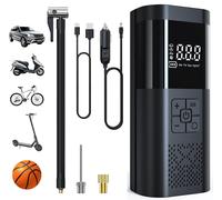 Mini Compresseur Air de Poche Auto Moto Gonflage Vélo Électrique Avec Batterie