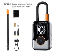 Mini compresseur d'air portable - roues de voiture | Compresseur Rechargeable | Écran LCD numérique Haute Pression Banque d'énergie pour Véhicules | Moto Voiture Inflateur Accessoires Voiture