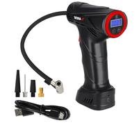 Mini Compresseur d'Air Sans Fil DEDRA - Pompe Pneumatique Rechargeable 150 PSI - Arrêt Automatique, Écran LED, USB-C - Pour Pneus Voiture, Moto, Vélo et Ballons - Capacité 25 l/min