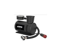 VITO - Mini Compresseur Portable 12V Pompe à Air Électrique 150 PSI / 10,3 Bar 15L/min Câble 2,8m - Idéal pour Pneus Voiture, Vélo, Moto, Ballons et Matelas - Léger 0,4kg