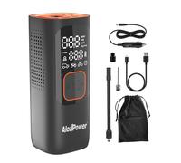 Mini compresseur portable pour voiture et vélo 160 PSI 3 en 1 Compresseur, PowerBank et torche