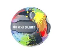 Mini compteur de coups de golf portable, mini compteur de coups de golf avec clip de réinitialisation rapide, indicateur de score de golf pour les amateurs de golf (néon)