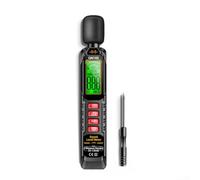 Mini compteur de décibels GN102 pour une mesure précise du bruit 30 130 dB, convient pour un usage domestique, industriel et commercial (pas de piles))