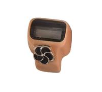 Mini compteur de doigts durable pour une utilisation facile dans différents contextes, idéal pour le tricot, la participation et le sport (café clair)