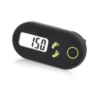 Mini compteur de pas numérique avec grand écran LCD pour mini | Aucune application nécessaire, réinitialisation simple à un bouton, précision du capteur 3D, idéal pour les personnes âgées