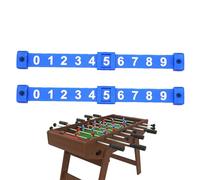 Mini compteur de score pour baby-foot - Lot de 2 compteurs à 10 chiffres | Indicateur de score pour baby-foot standard, accessoires de jeu, des scores, facile à utiliser, durable, ludique et com