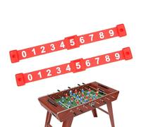 Mini compteur de score pour baby-foot - Lot de 2 compteurs à 10 chiffres | Indicateur de score pour baby-foot standard, accessoires de jeu, des scores, facile à utiliser, durable, ludique et com