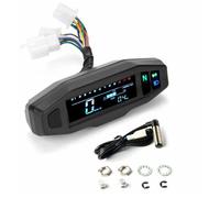 Mini compteur de vitesse numérique LCD universel pour moto, compteur ODO numérique, tachymètre pour moteur électrique