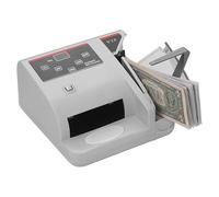 Mini compteuse de billets, détecteur de billets portable avec technologie UV MG WM anti-contrefaçon, affichage LED, comptage rapide pour la gestion de trésorerie des petits commerces et du commerce